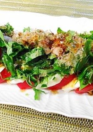 和の薬味deカプレーゼ♪-レシピのメイン写真