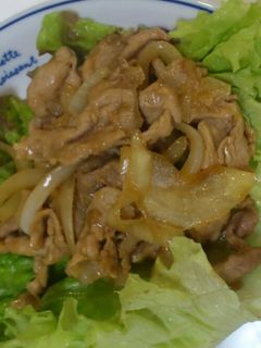 簡単! 豚肉のしょうが焼き-レシピのメイン写真