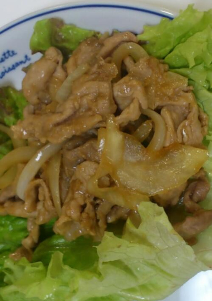 簡単！ 豚肉のしょうが焼き-レシピのメイン写真