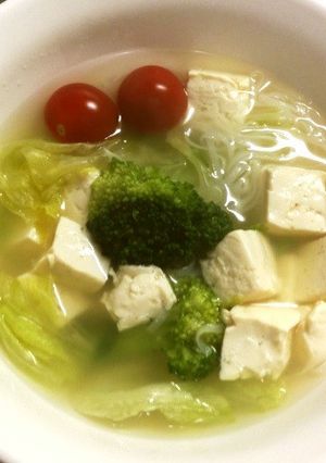 簡単☆春雨のスープ☆ダイエットに◎-レシピのメイン写真