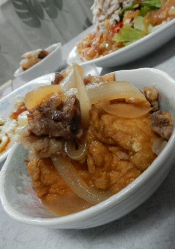 牛肉と厚揚げの甘煮-レシピのメイン写真