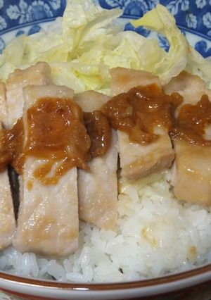 豚の味噌漬け丼-レシピのメイン写真