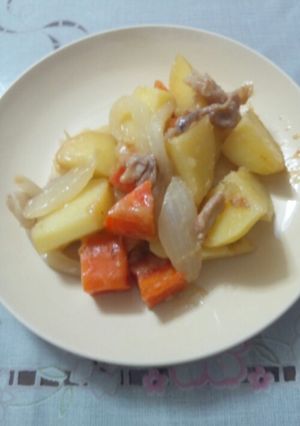 味噌で肉じゃが!!-レシピのメイン写真
