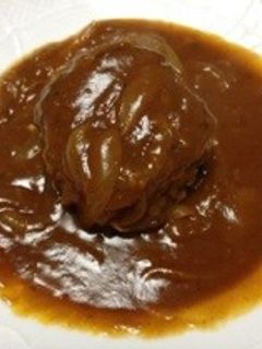 煮込みハンバーグ-レシピのメイン写真