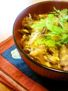 B級グルメ!すき焼き丼-レシピのメイン写真