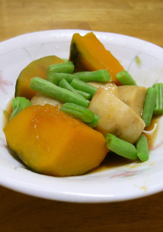 かぼちゃと里芋の煮物-レシピのメイン写真