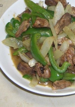 簡単鶏肝の炒め物-レシピのメイン写真