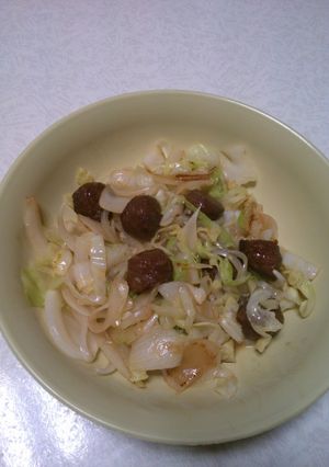 中華風肉団子野菜炒め-レシピのメイン写真