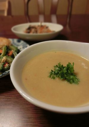 さつまいもとコーンのポタージュスープ-レシピのメイン写真