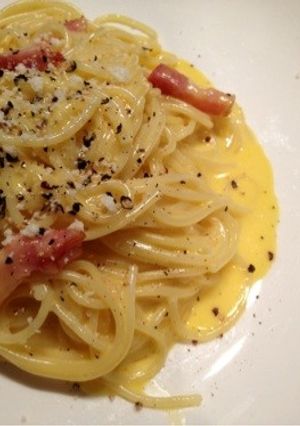 カルボナーラ-レシピのメイン写真