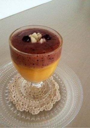 2色のビューティスムージー-レシピのメイン写真