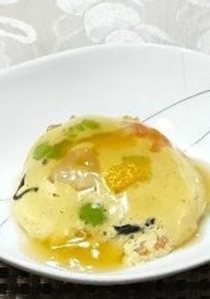 レンジで１分♪　豆腐と卵で擬製豆腐-レシピのメイン写真
