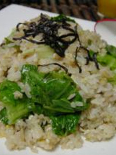 塩昆布とじゃこのレタスチャーハン-レシピのメイン写真