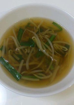 簡単！ にらともやしの中華スープ-レシピのメイン写真