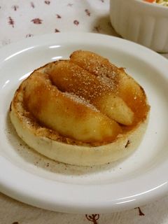 桃とピーナッツバターのシナモントースト♪-レシピのメイン写真