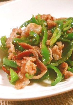 ピーマンと豚肉の塩レモン炒め-レシピのメイン写真
