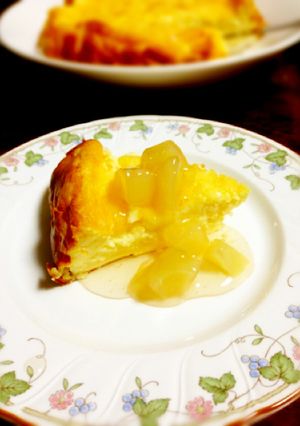 ほんのり桃チーズケーキ～ももジュレがけ～-レシピのメイン写真