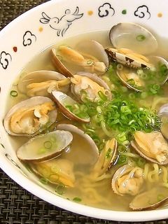 あさり潮ラーメン♪(あさり塩ラーメン)-レシピのメイン写真