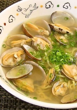 あさり潮ラーメン♪（あさり塩ラーメン）-レシピのメイン写真