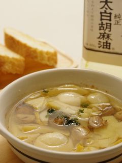 九鬼太白純正胡麻油の 竹の子アヒージョ-レシピのメイン写真