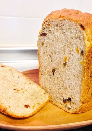 オレンジピールとレーズンのグラハム食パン-レシピのメイン写真