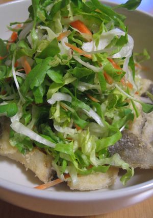鯖と鱈のサラダ-レシピのメイン写真