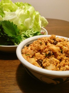 豆腐ミンチのレタス包み-レシピのメイン写真