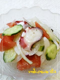 ♥タコとトマトのマリネ♥-レシピのメイン写真