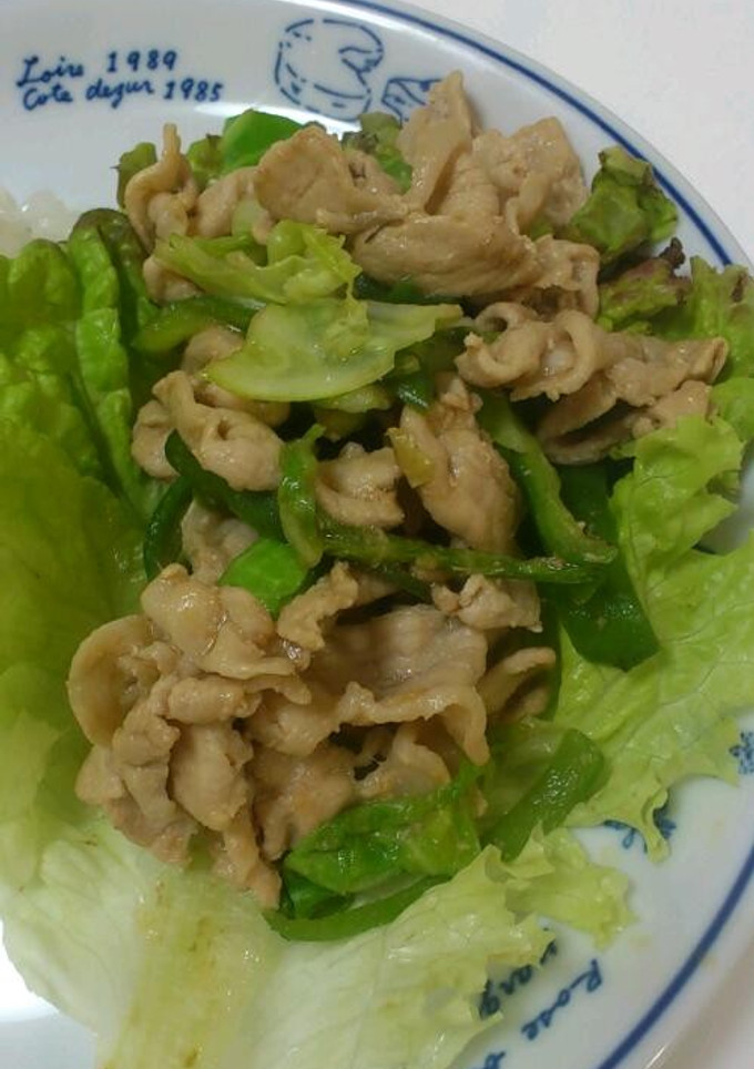 簡単！ 豚とピーマンの味噌炒め-レシピのメイン写真