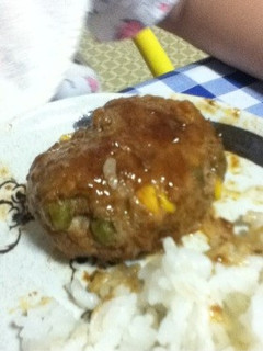 合挽き&鶏挽肉ハンバーグ-レシピのメイン写真