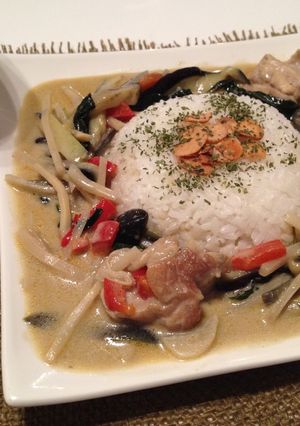 超簡単！なんちゃってグリーンカレー-レシピのメイン写真