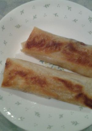 鶏皮とウドの焼き春巻き-レシピのメイン写真