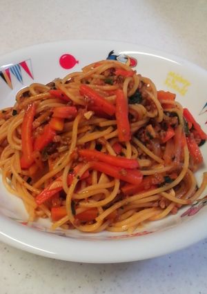 人参ナポリタン-レシピのメイン写真