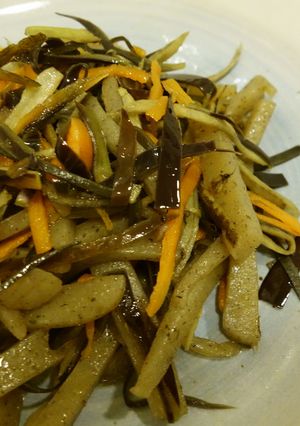 京料理風なす皮のきんぴら-レシピのメイン写真