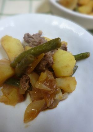 ２人分・フライパンで肉じゃが-レシピのメイン写真
