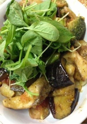 夏野菜と白身魚の炒め物 バルサミコ風味-レシピのメイン写真