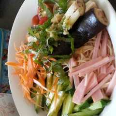 野菜たっぷり♪冷やし素麺-レシピのメイン写真