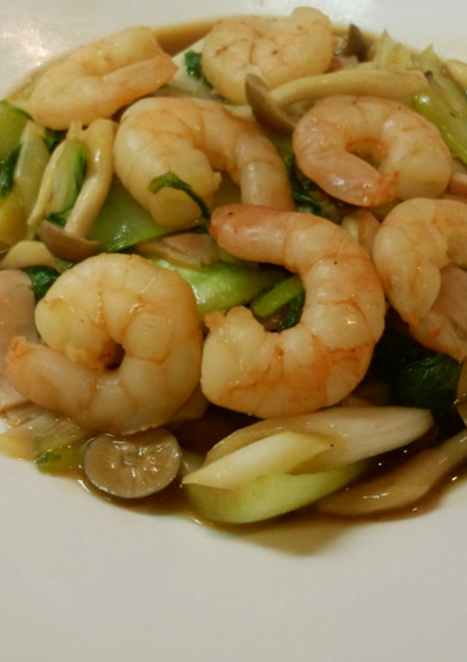 簡単　青梗菜とエビの中華風炒め物-レシピのメイン写真