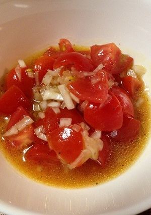 【インフラ】初夏のトマトの万能冷ソース-レシピのメイン写真