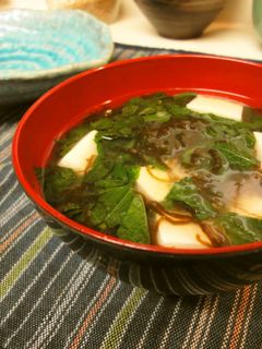 *夏バテに*モロヘイヤの味噌汁*-レシピのメイン写真