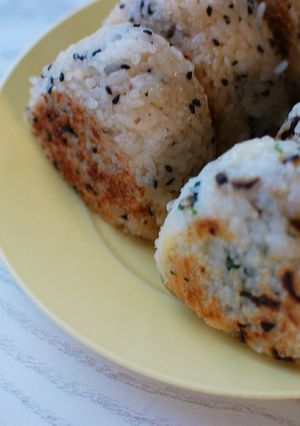 ウチの焼きおにぎりの焼き方。-レシピのメイン写真