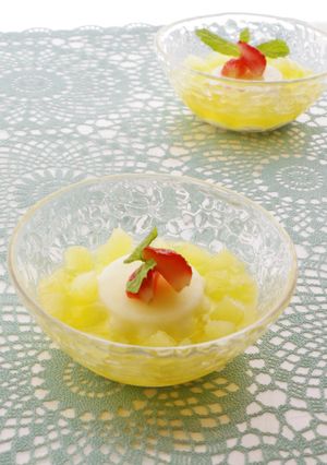 ☆ヨーグルトケーキ☆マンゴージュレがけ☆-レシピのメイン写真