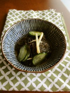 【副菜】黒酢のもずく酢-レシピのメイン写真