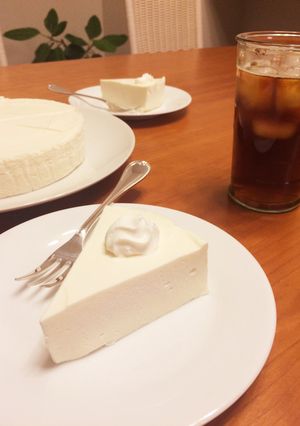 簡単でも美味しいレアチーズケーキ-レシピのメイン写真