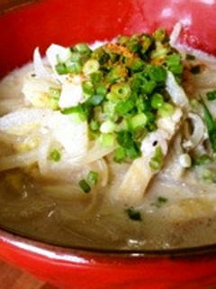 柚子胡椒風味のあったか豆乳うどん。-レシピのメイン写真