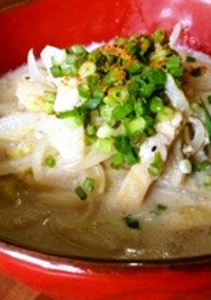 柚子胡椒風味のあったか豆乳うどん。-レシピのメイン写真