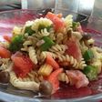 夏野菜マリネの冷製ショートパスタ