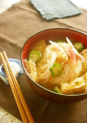 夏も冬も☆薬味そうめんみそ汁-レシピのメイン写真