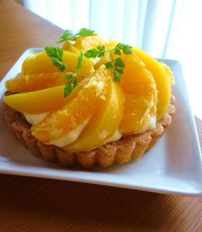 幸せのオレンジ色タルト＊ by kanan店長 【クックパッド】 簡単