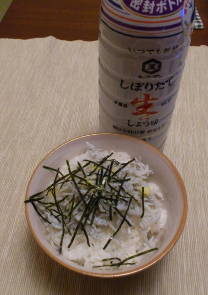 生しょうゆ しらす丼-レシピのメイン写真